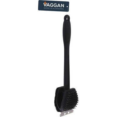 Vaggan 3in1 BBQ Borstel 38 cm Zwart