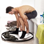 InnovaGoods Gymbag 2-in-1 Changing Room Mat & Waterproof Bag - Oxford 190D Foldable 90cm Diameter