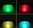 InnovaGoods Pulight - LED Inflatable Ottoman with Remote Control & RGB Lighting (Ø50cm)